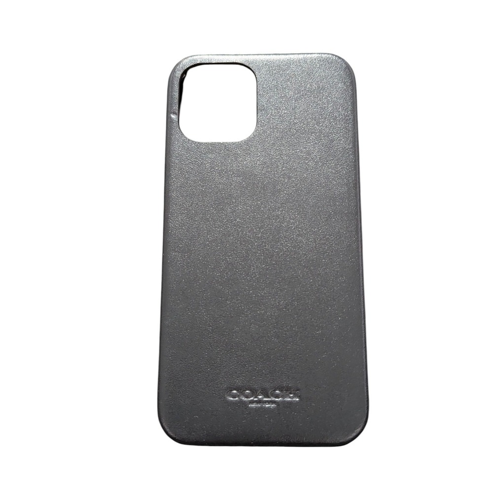Z9U Coach Leather Slim Protective Case For Apple iPhone 11 Pro In Black